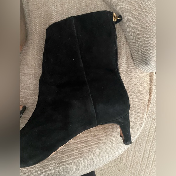 JCrew Black Suede Stevie Heeled Ankle Boot - Picture 5 of 14